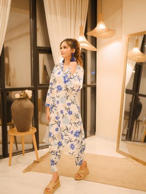 Aab-Shaar | Blue Florals